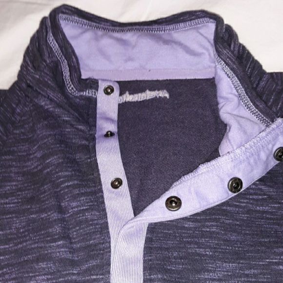 Avalanche Loma ½ Snap Up Sweatshirt Purple Hiking - Picture 4 of 7